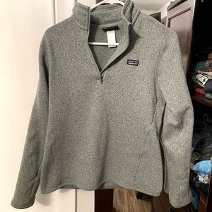 Patagonia Mint Green Pullover Fleece